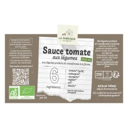 Sauce tomate aux légumes